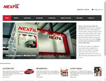 Tablet Screenshot of nexfileurope.com